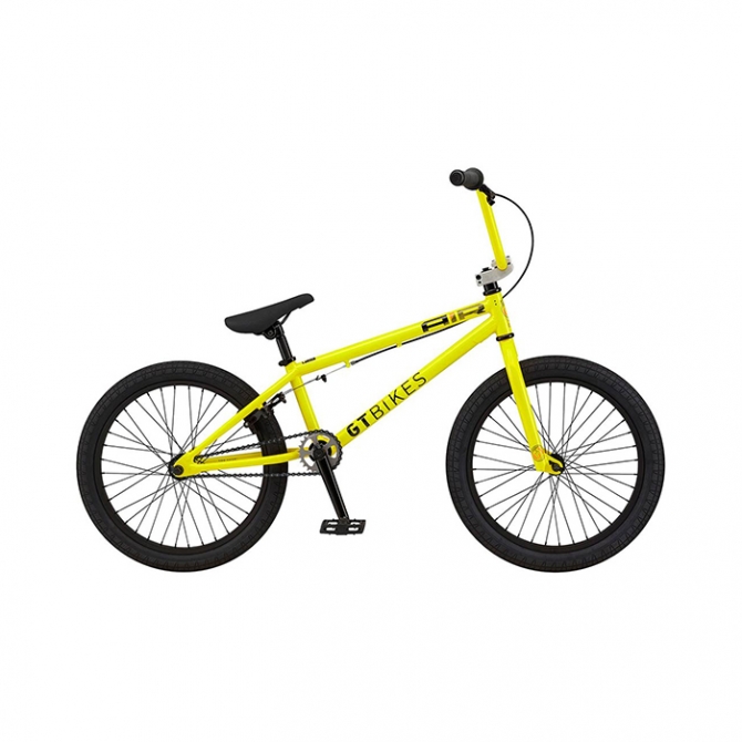 Велосипед BMX GT 20 U Air OS, Gloss GT Yellow w/ Black & Orange