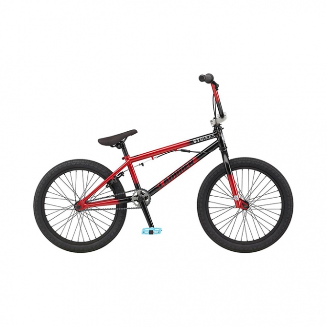 Велосипед BMX GT 20 U Slammer, Satin Black & Gloss Red Fade 